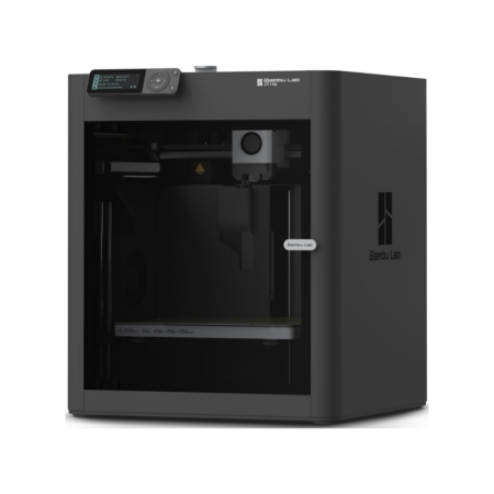 Bambulab P1S Impresora 3D, Completamente Cerrada, Soporte hasta 16 Colores/Materiales Múltiples, Impresión Rápida de 500mm/s y Alta Precisión, CoreXY y Nivelación Automática de la Cama, Impresoras 3D